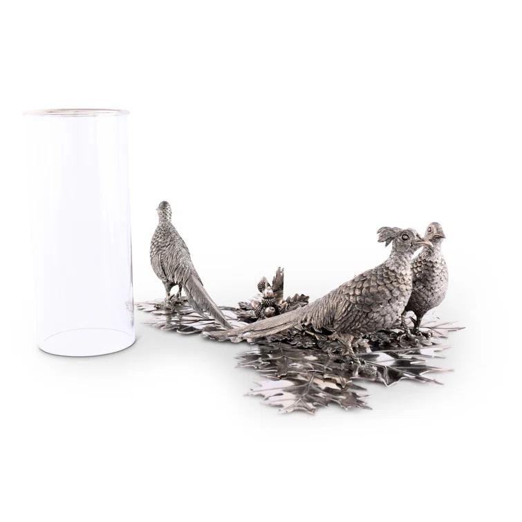 Vagabond House Morning Hunt 10'' H Tabletop Hurricane