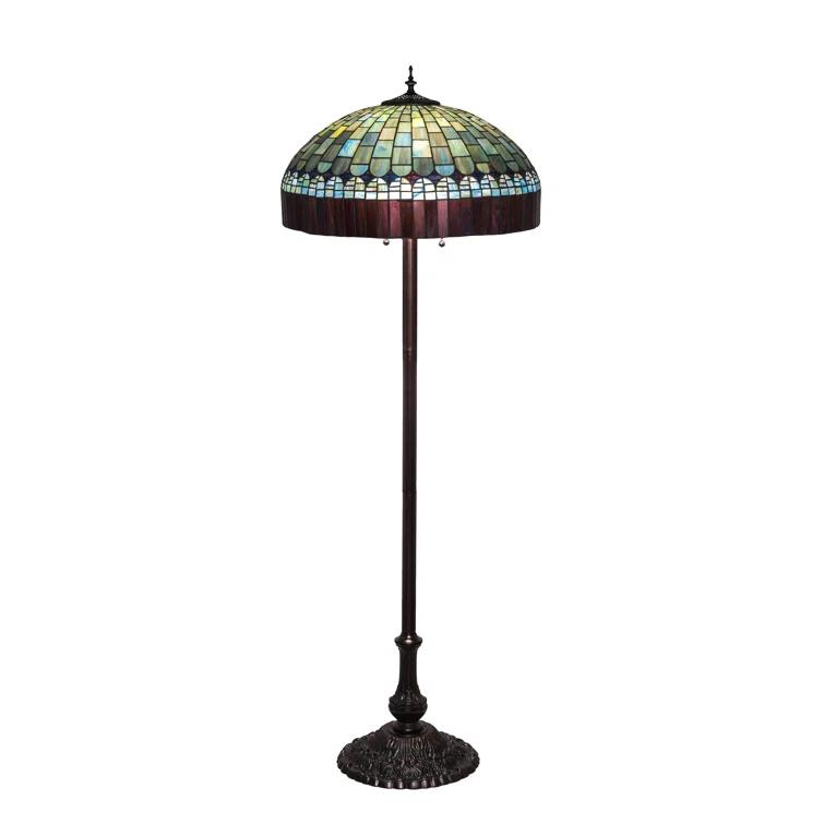 Meyda Lighting 62" High Tiffany Candice Floor Lamp