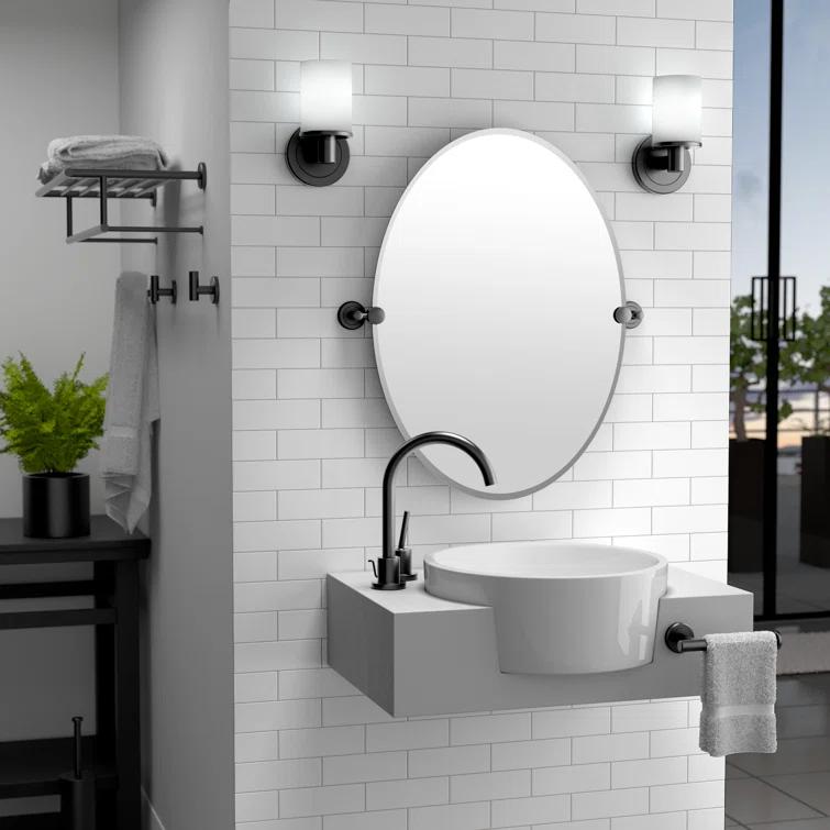 Latitude II Wall Mounted Towel Rack | Hotel Style Stainless Steel Towel Rack with Towel Bar