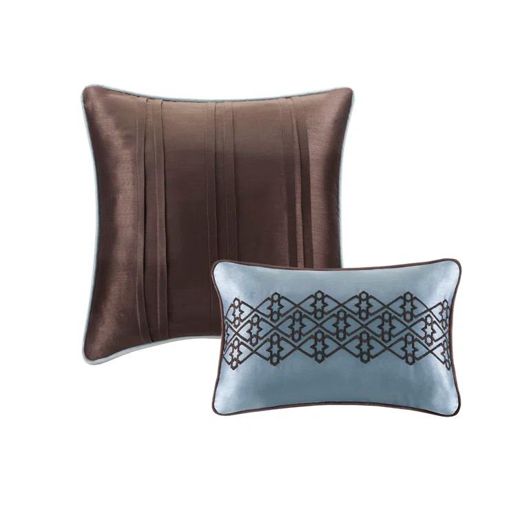Madison Park Jacquard Quilt Set with Throw Pillows