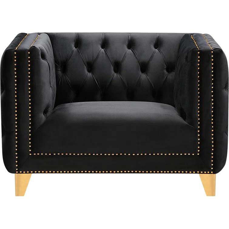 Sickels Velvet Armchair