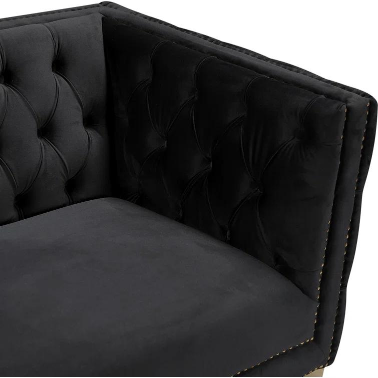 Sickels 66'' Velvet Loveseat