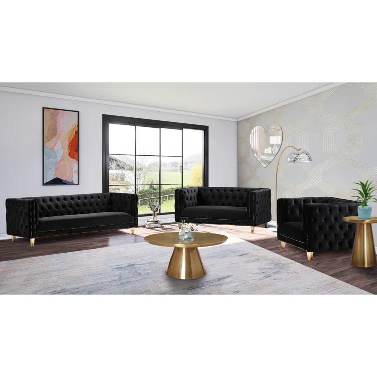 Sickels 66'' Velvet Loveseat