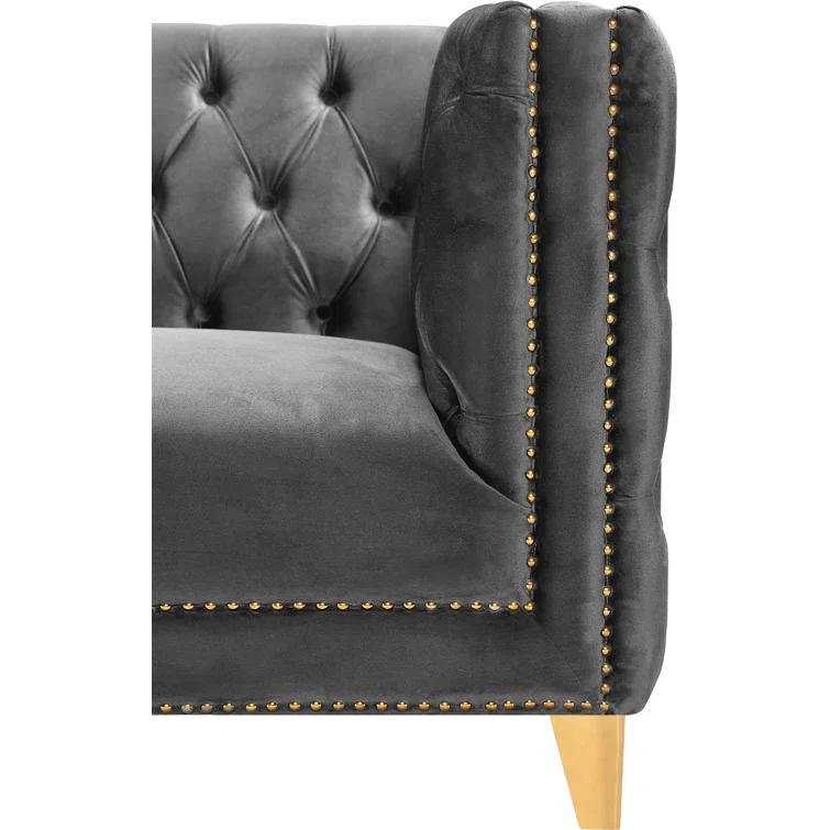 Sickels 66'' Velvet Loveseat