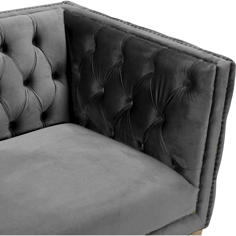 Sickels 66'' Velvet Loveseat