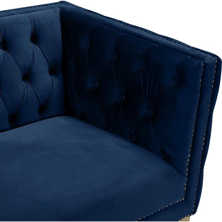 Sickels 66'' Velvet Loveseat