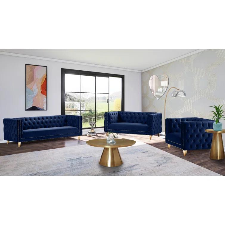 Sickels 66'' Velvet Loveseat