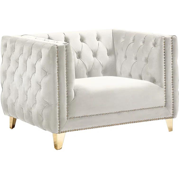 Sickels Velvet Armchair