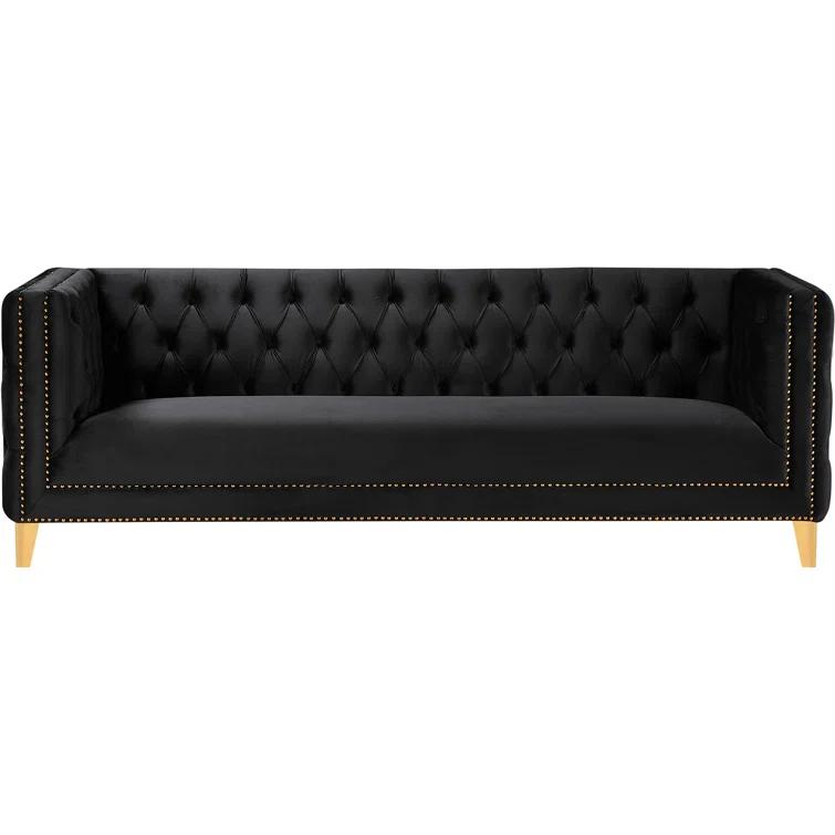 Sickels 90'' Velvet Sofa