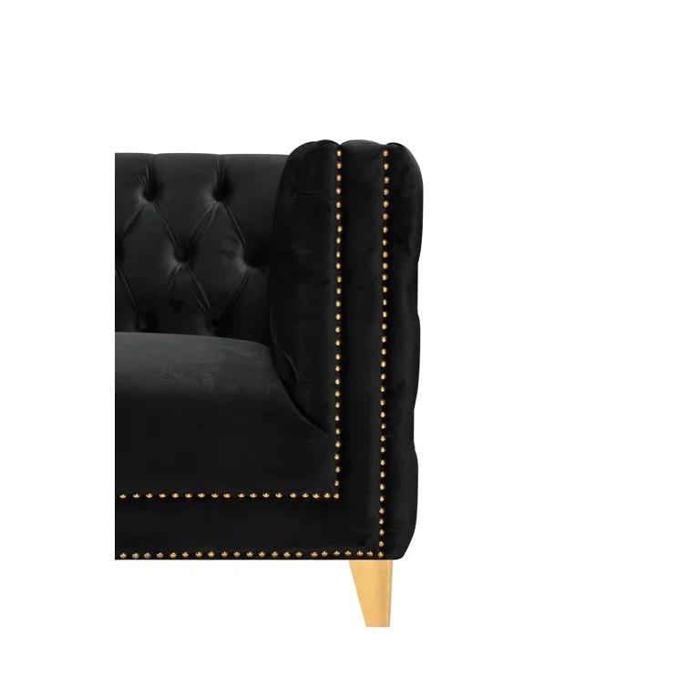 Sickels 90'' Velvet Sofa