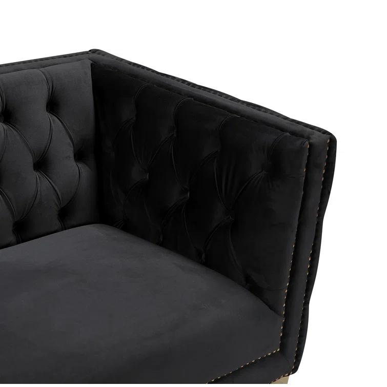 Sickels 90'' Velvet Sofa