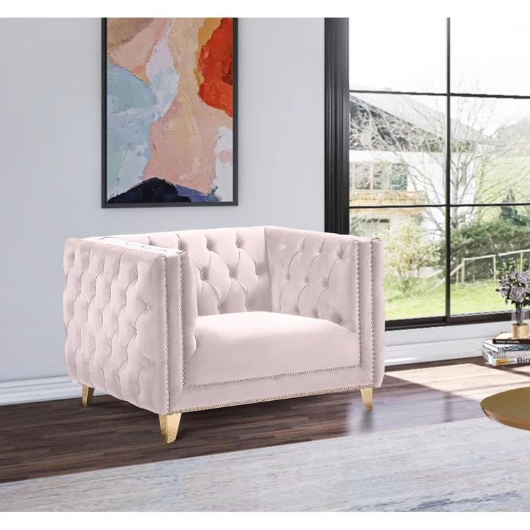 Sickels Velvet Armchair