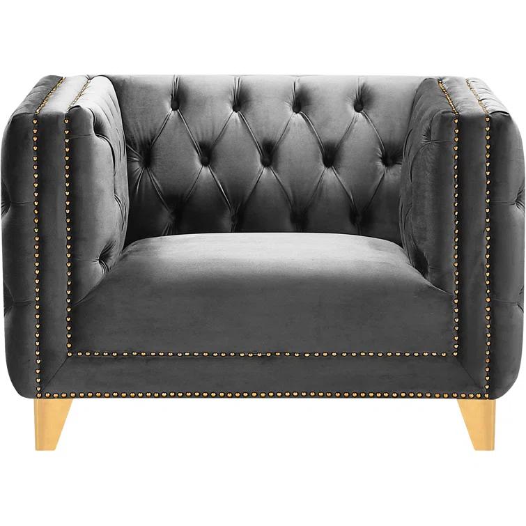 Sickels Velvet Armchair
