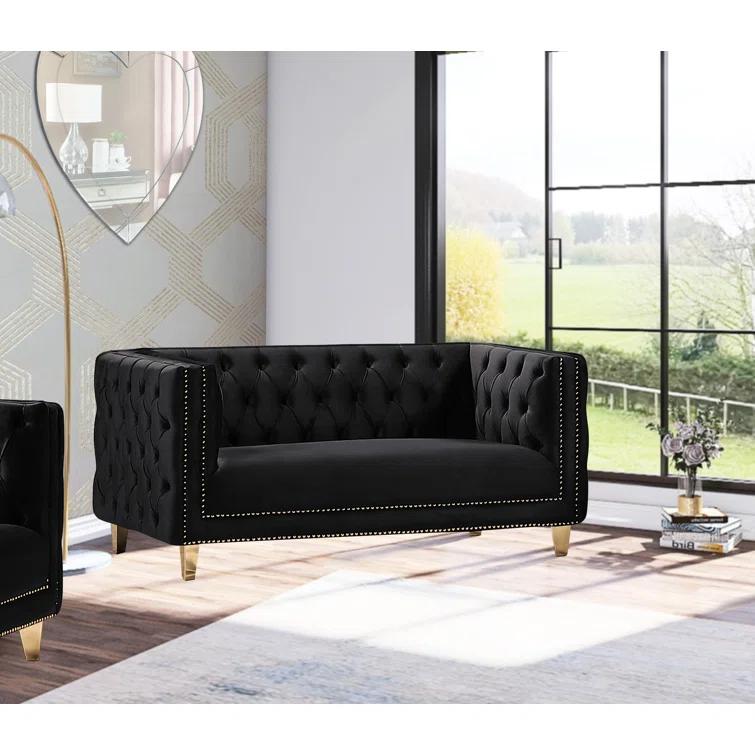 Sickels 66'' Velvet Loveseat