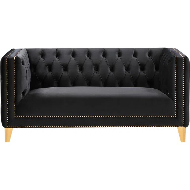 Sickels 66'' Velvet Loveseat