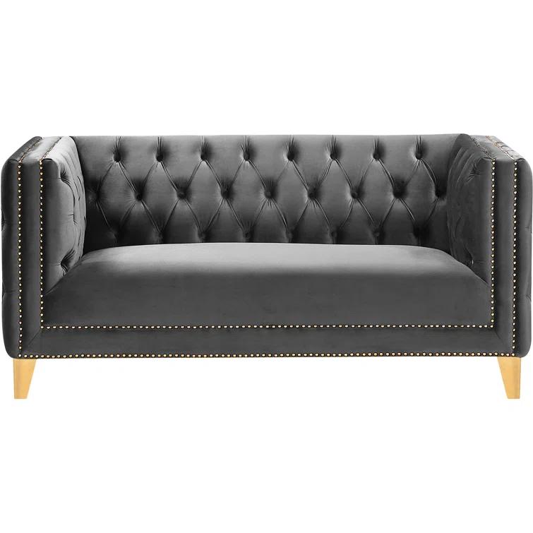 Sickels 66'' Velvet Loveseat