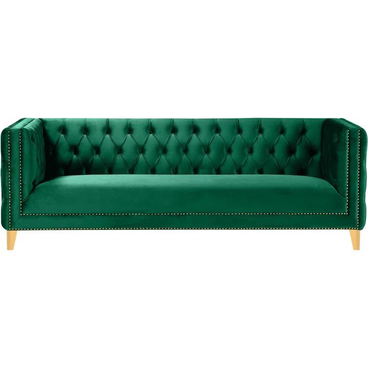 Sickels 90'' Velvet Sofa