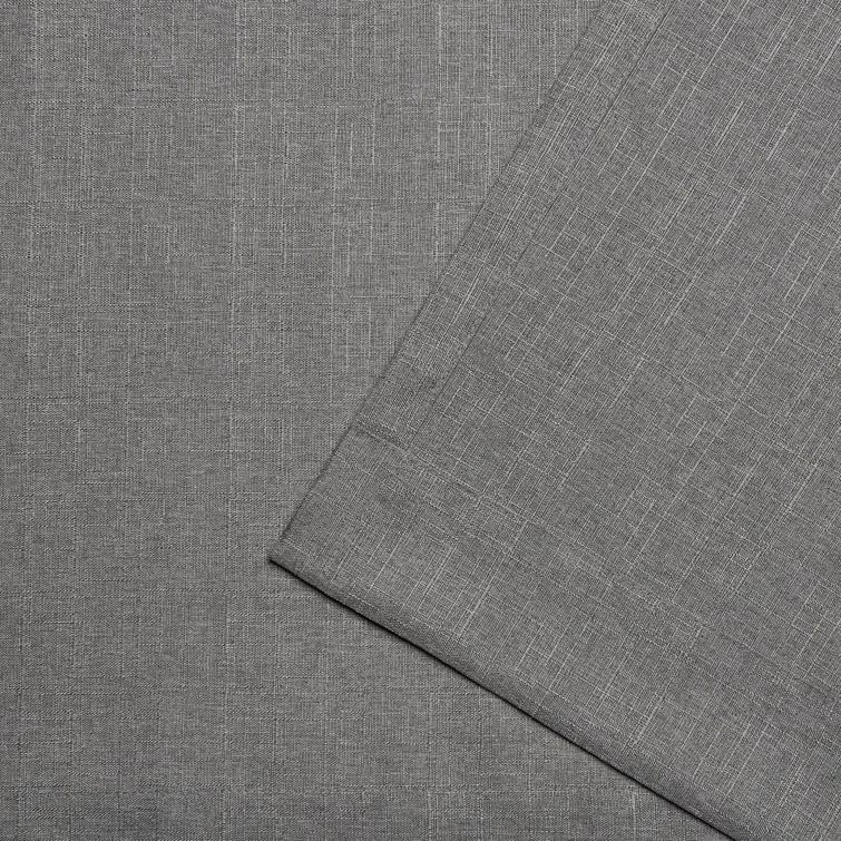 Loha GT Aaliyah Solid Color Semi-Sheer Grommet Curtain Panels