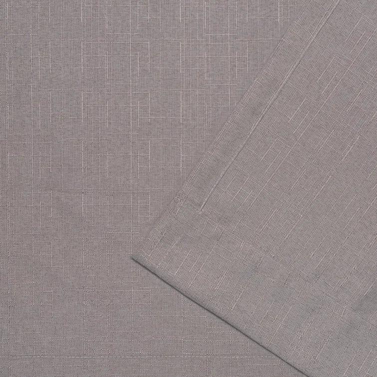 Loha GT Aaliyah Solid Color Semi-Sheer Grommet Curtain Panels