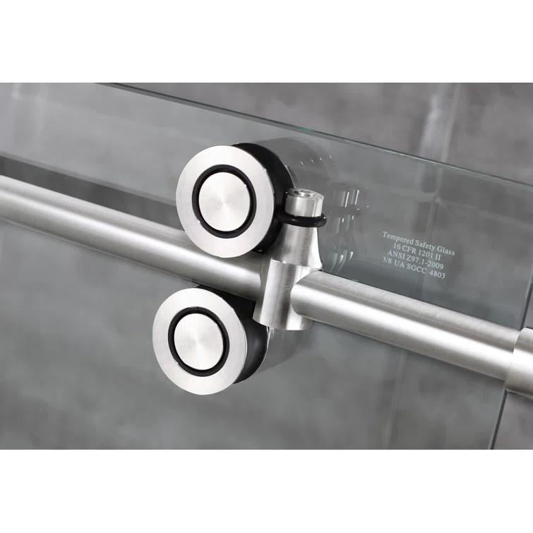 Langham 60" H Single Sliding Frameless Tub Door