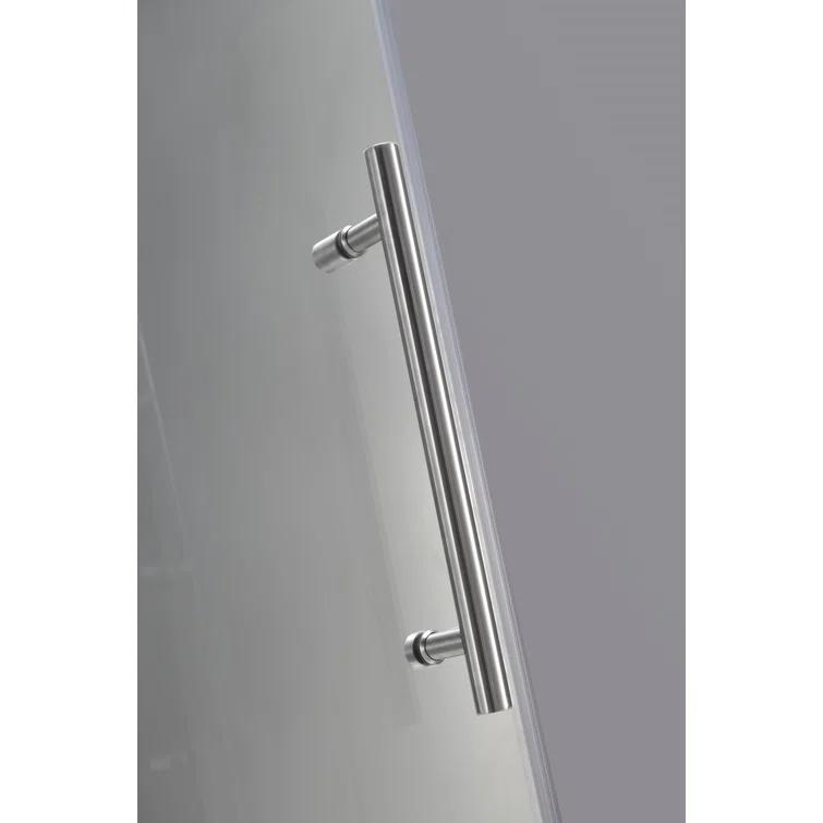 Langham 60" H Single Sliding Frameless Tub Door