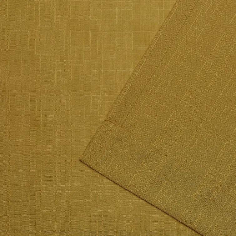 Loha GT Aaliyah Solid Color Semi-Sheer Grommet Curtain Panels
