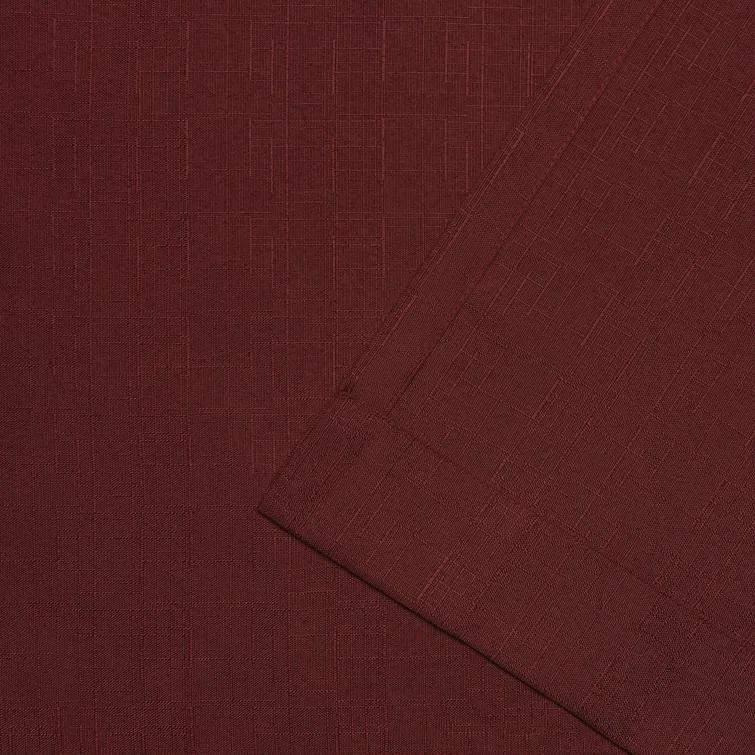 Loha GT Aaliyah Solid Color Semi-Sheer Grommet Curtain Panels