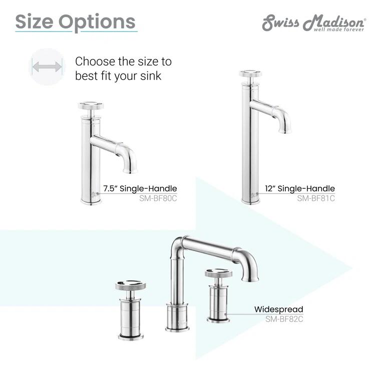 Avallon Single Hole, Single-Handle Wheel, Bathroom Faucet