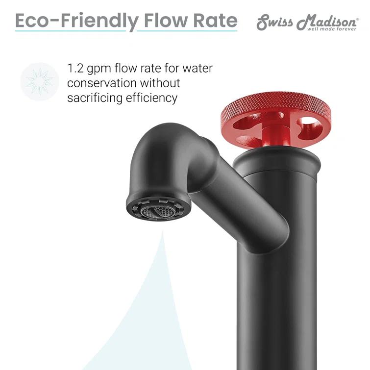 Avallon Single Hole, Single-Handle Wheel, Bathroom Faucet
