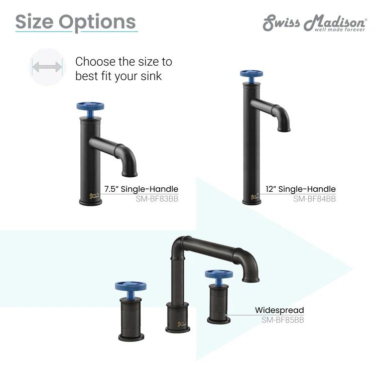 Avallon Single Hole, Single-Handle Wheel, Bathroom Faucet