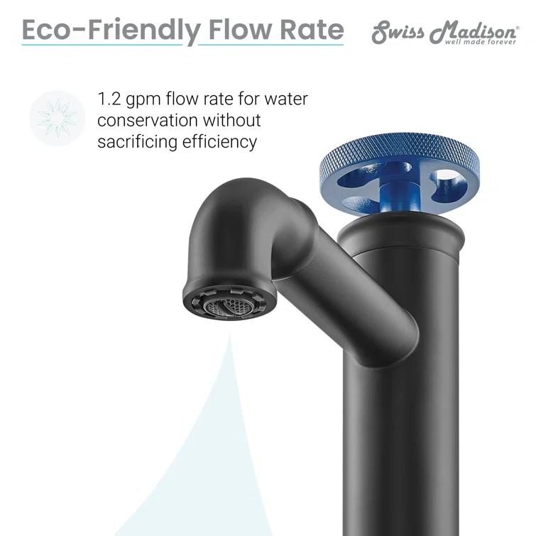 Avallon Single Hole, Single-Handle Wheel, Bathroom Faucet