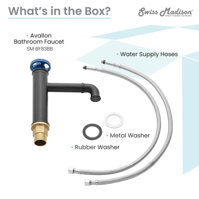 Avallon Single Hole, Single-Handle Wheel, Bathroom Faucet