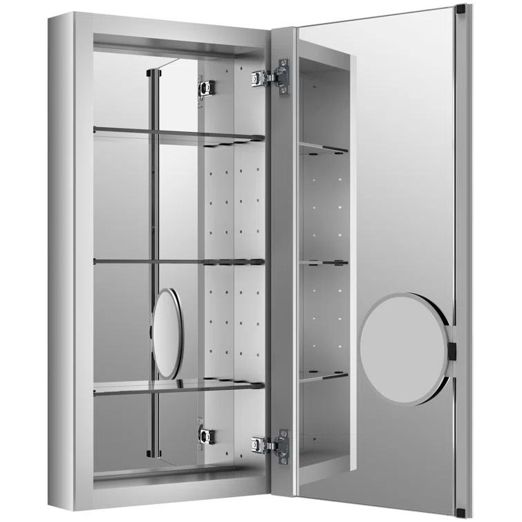 Verdera® 15" W x 30" H Aluminum Medicine Cabinet