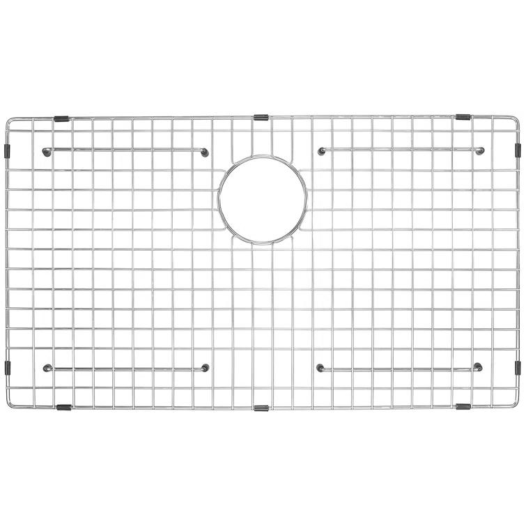 29.69-in x 15.67-in Rear Drain Heavy-Duty Stainless Steel Sink Grid