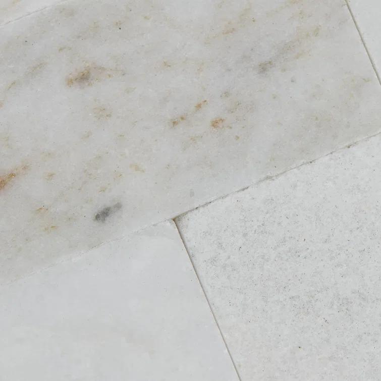 Minute Mosaix Natural Stone Herringbone Mosaic Sheet Floor &Wall Tile