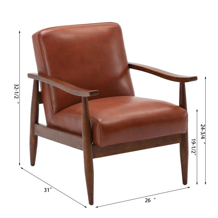 Bantry Vegan Leather Armchair