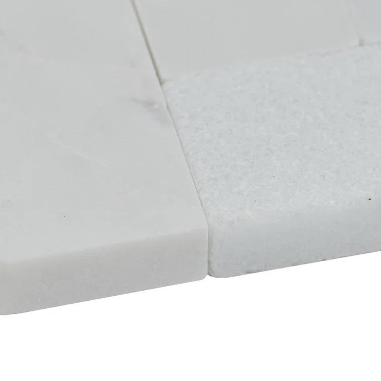 Minute Mosaix Natural Stone Herringbone Mosaic Sheet Floor &Wall Tile