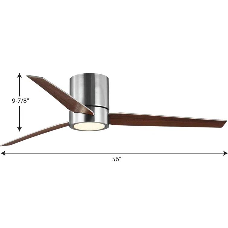 Goren 56'' 3 Blade Ceiling Fan with LED Light Kit