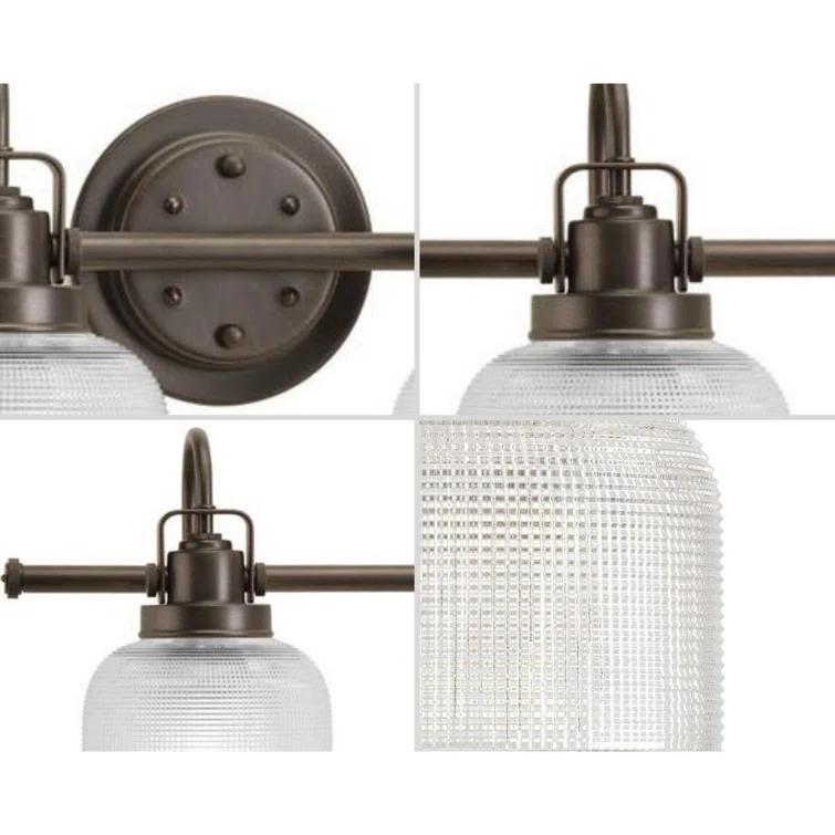 Rosser 3 Light Transparent Dimmable Vanity Light