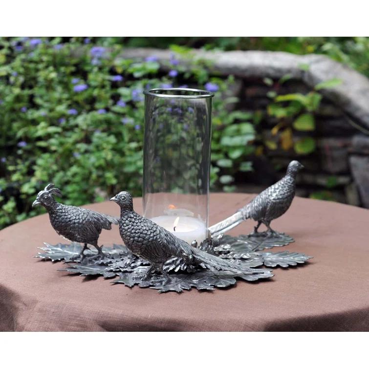 Vagabond House Morning Hunt 10'' H Tabletop Hurricane
