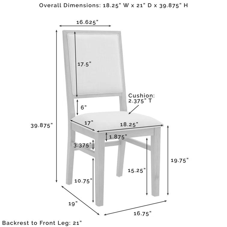 Hudson 19.75'' H Upholstered Side Chair