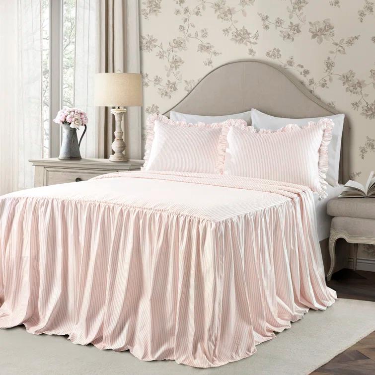 Lush Decor Reyna Microfiber Reversible 3 Piece Bedspread Set