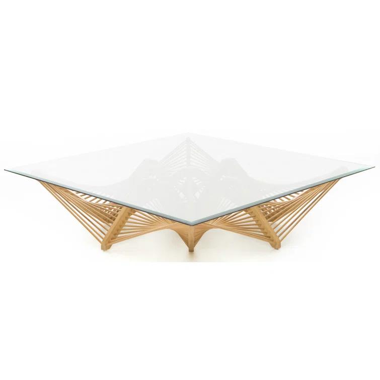 Oggetti Geo Glass Top Coffee Table