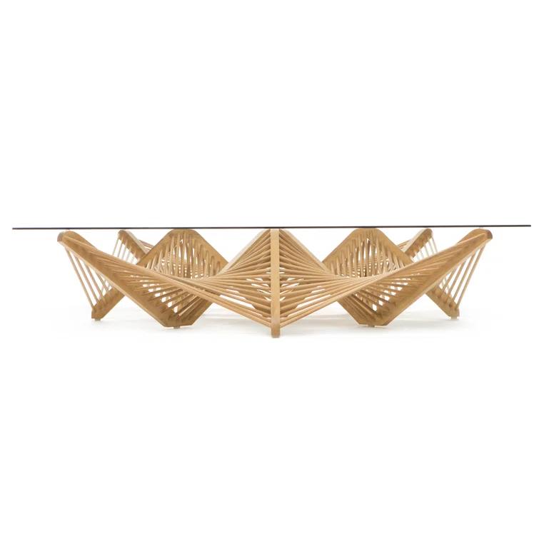 Oggetti Geo Glass Top Coffee Table