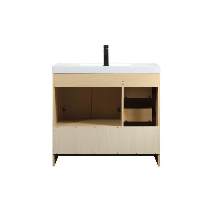 Mercury Row® Southmead 36'' Single Bathroom Vanity with Resin Top