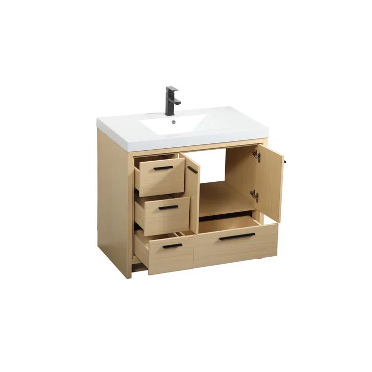 Mercury Row® Southmead 36'' Single Bathroom Vanity with Resin Top