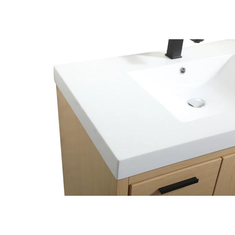 Mercury Row® Southmead 36'' Single Bathroom Vanity with Resin Top