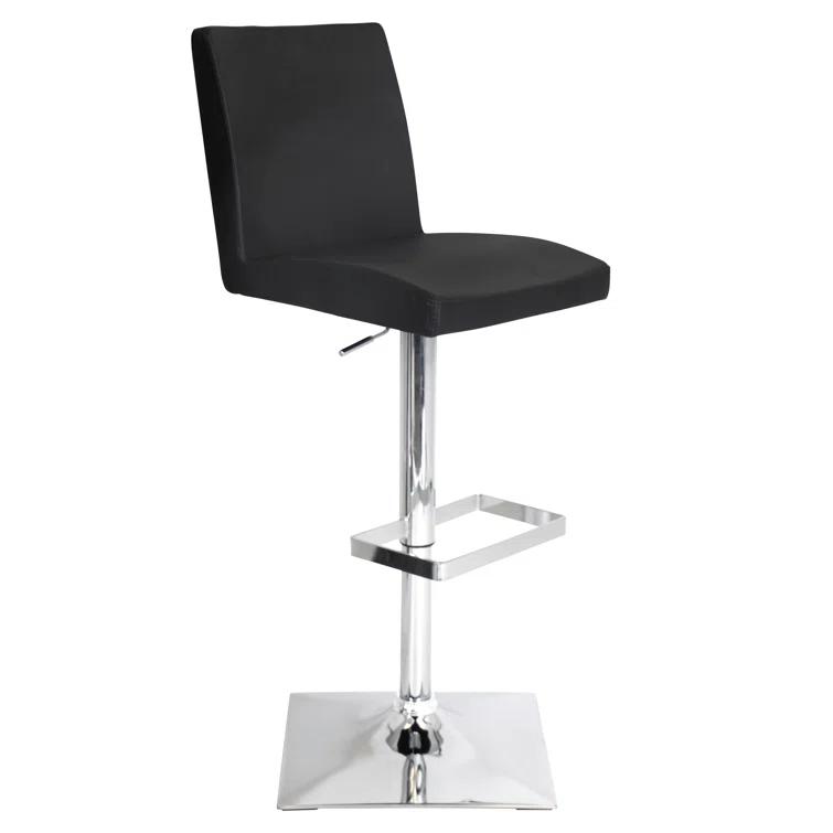 Captain Swivel Upholstered Adjustable Height Counter Stool