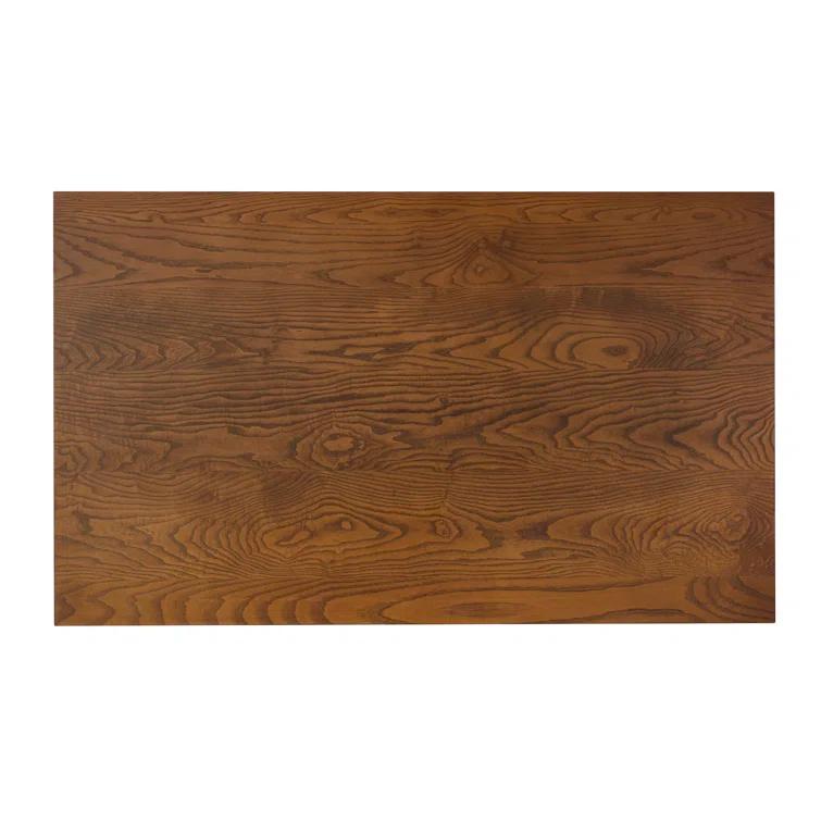 Io 60" Two Tone Solid Wood Farmhouse Dining Table