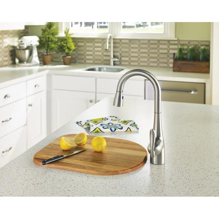 Moen Arbor One Handle High Arc Pulldown Bar Faucet with Reflex Technology